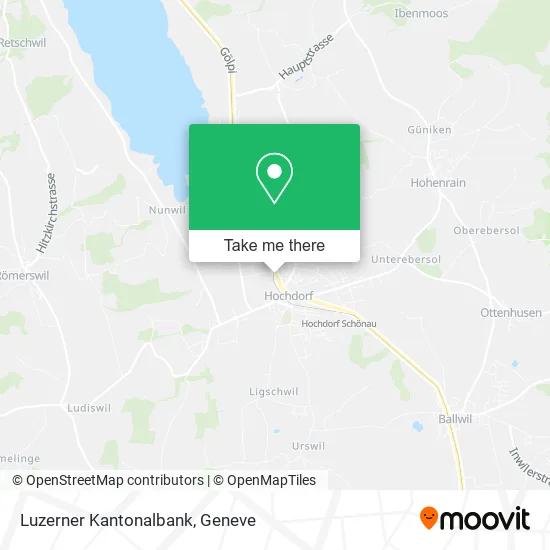 Luzerner Kantonalbank map