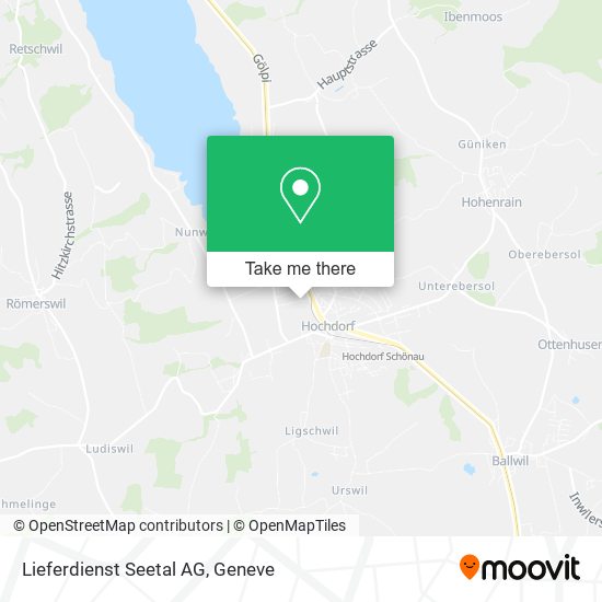 Lieferdienst Seetal AG map