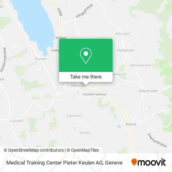 Medical Training Center Pieter Keulen AG map
