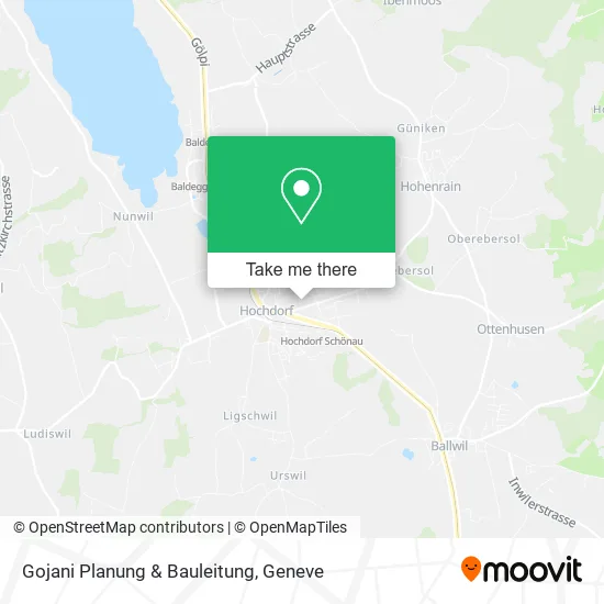 Gojani Planung & Bauleitung map