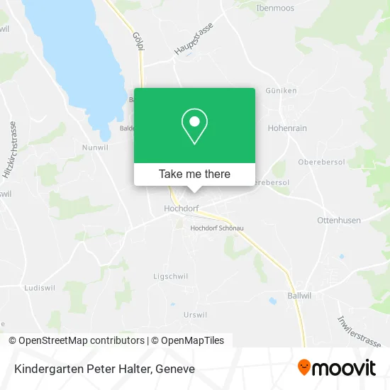 Kindergarten Peter Halter map