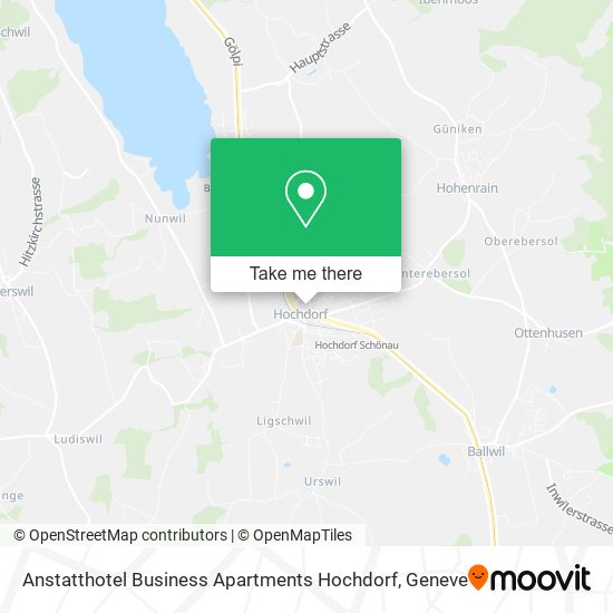 Anstatthotel Business Apartments Hochdorf map