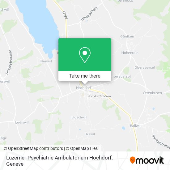 Luzerner Psychiatrie Ambulatorium Hochdorf map