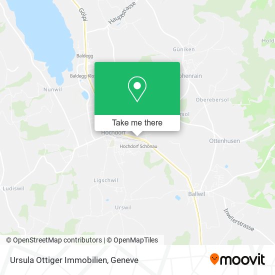 Ursula Ottiger Immobilien map