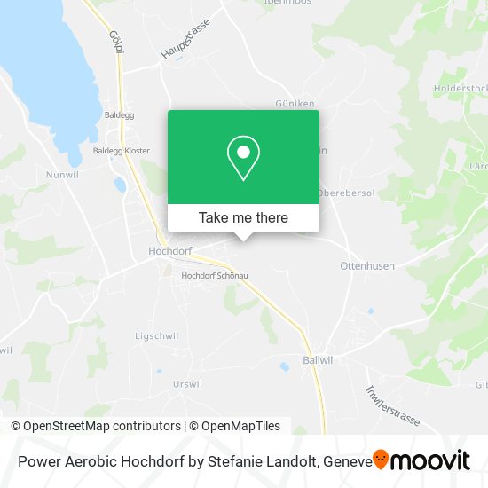 Power Aerobic Hochdorf by Stefanie Landolt map
