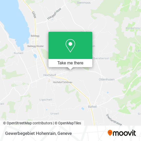 Gewerbegebiet Hohenrain map