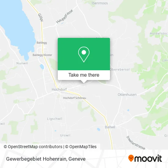 Gewerbegebiet Hohenrain map