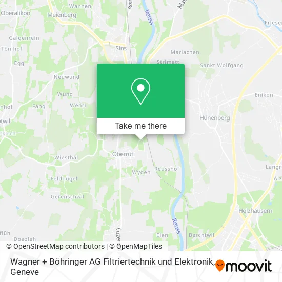 Wagner + Böhringer AG Filtriertechnik und Elektronik map