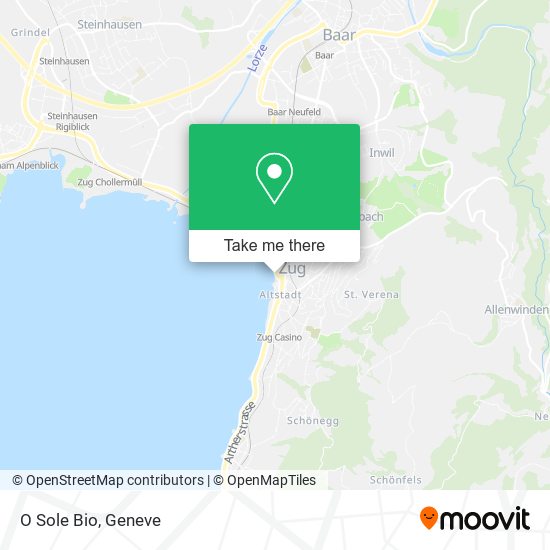 O Sole Bio map
