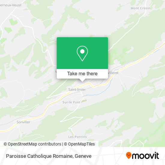 Paroisse Catholique Romaine map