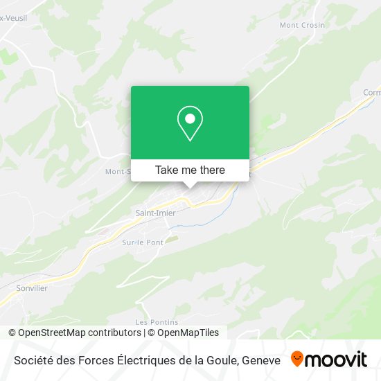 Société des Forces Électriques de la Goule map