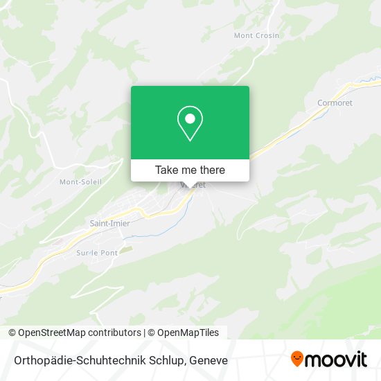Orthopädie-Schuhtechnik Schlup map