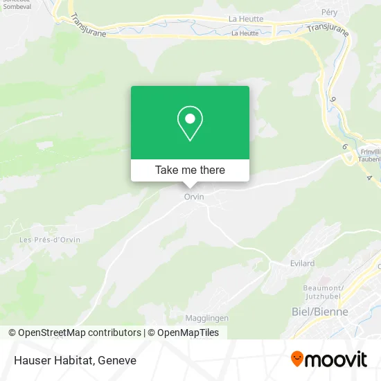 Hauser Habitat map