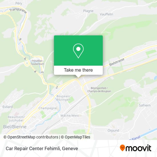 Car Repair Center Fehimli map