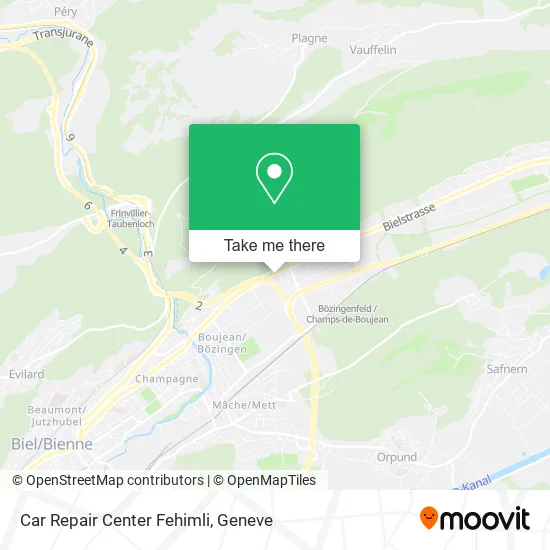 Car Repair Center Fehimli map