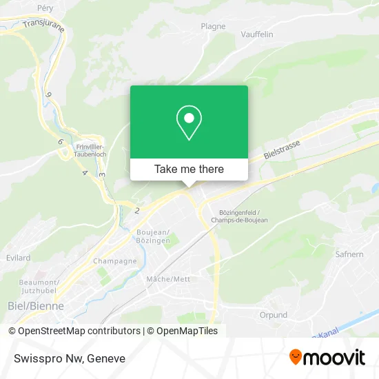 Swisspro Nw map