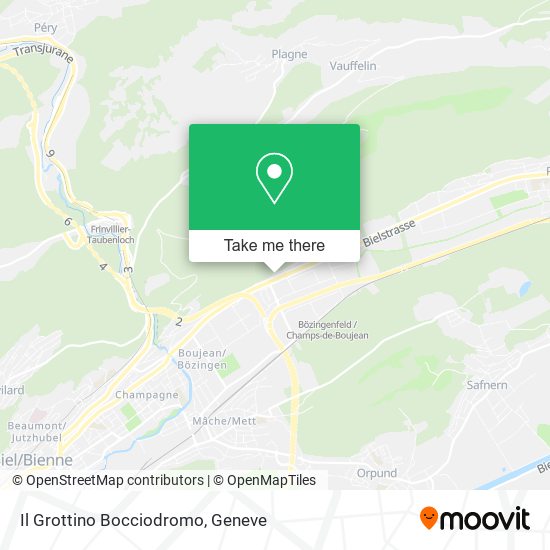 Il Grottino Bocciodromo map