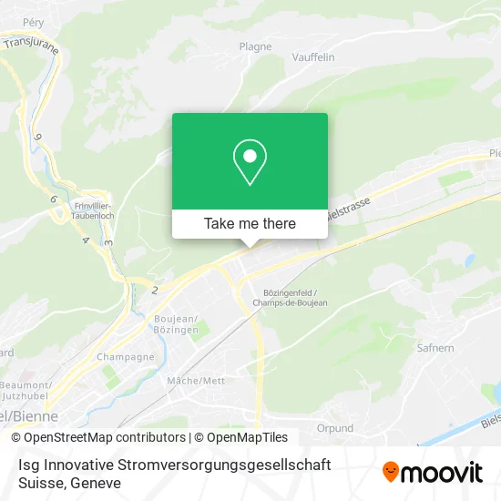 Isg Innovative Stromversorgungsgesellschaft Suisse map