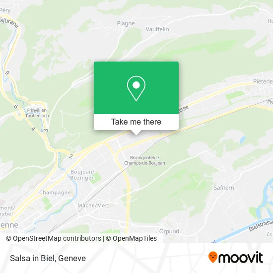 Salsa in Biel map