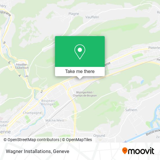 Wagner Installations map