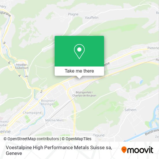 Voestalpine High Performance Metals Suisse sa map