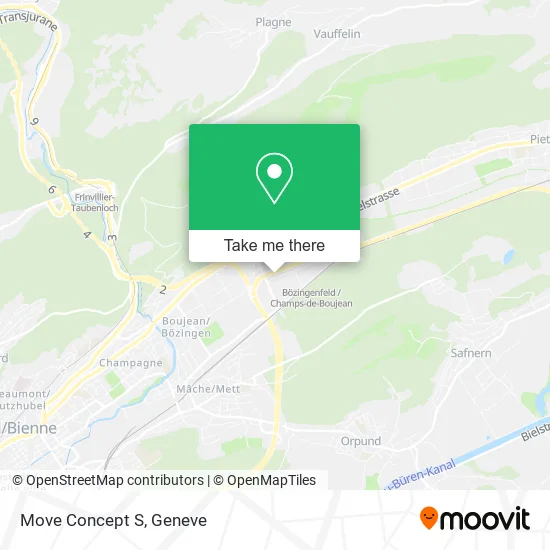 Move Concept S map