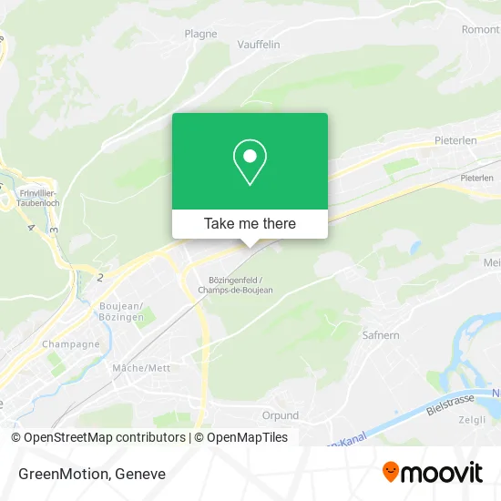 GreenMotion map