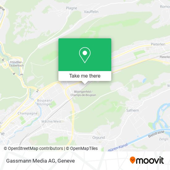 Gassmann Media AG map