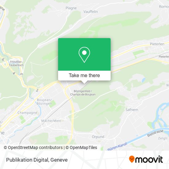 Publikation Digital map