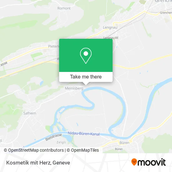 Kosmetik mit Herz map