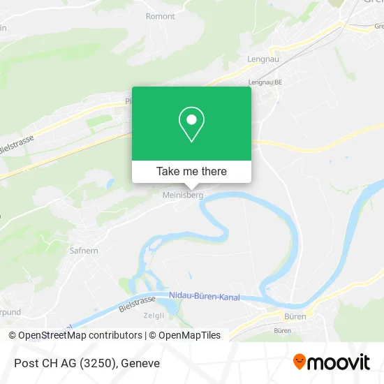 Post CH AG (3250) map