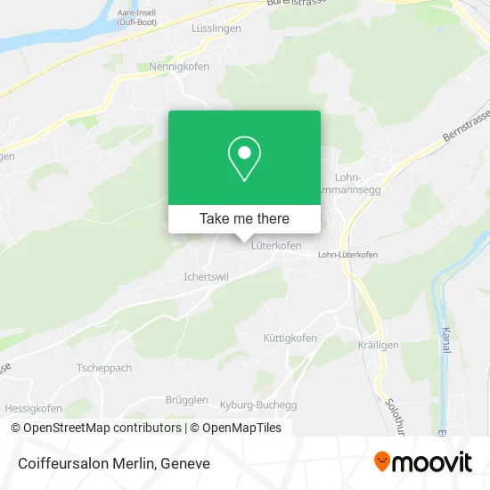 Coiffeursalon Merlin map