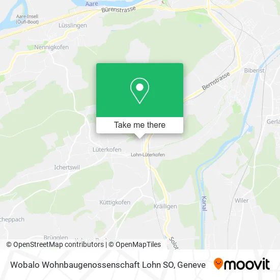 Wobalo Wohnbaugenossenschaft Lohn SO map