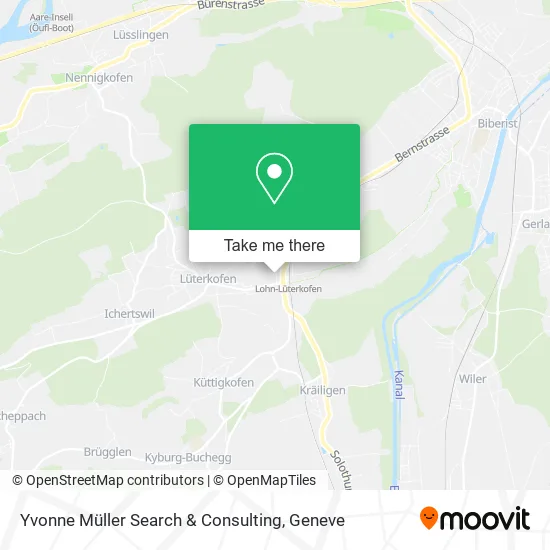 Yvonne Müller Search & Consulting map