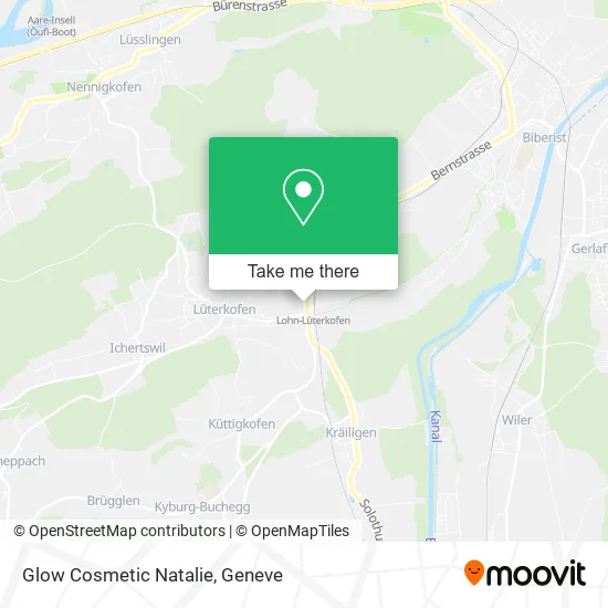 Glow Cosmetic Natalie map