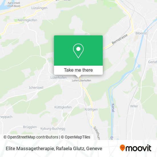 Elite Massagetherapie, Rafaela Glutz map