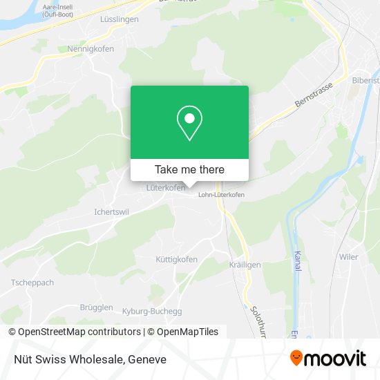 Nüt Swiss Wholesale map