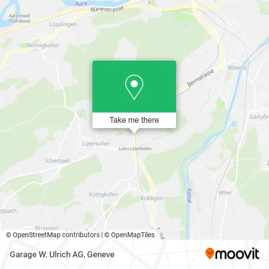 Garage W. Ulrich AG map