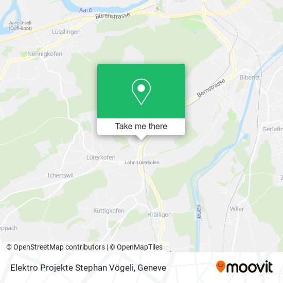 Elektro Projekte Stephan Vögeli map