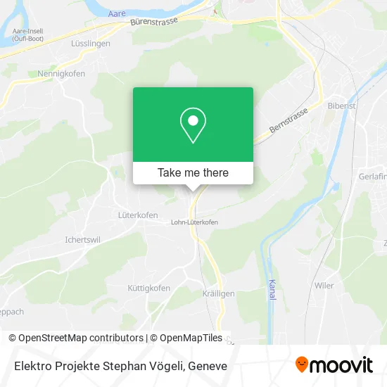 Elektro Projekte Stephan Vögeli map