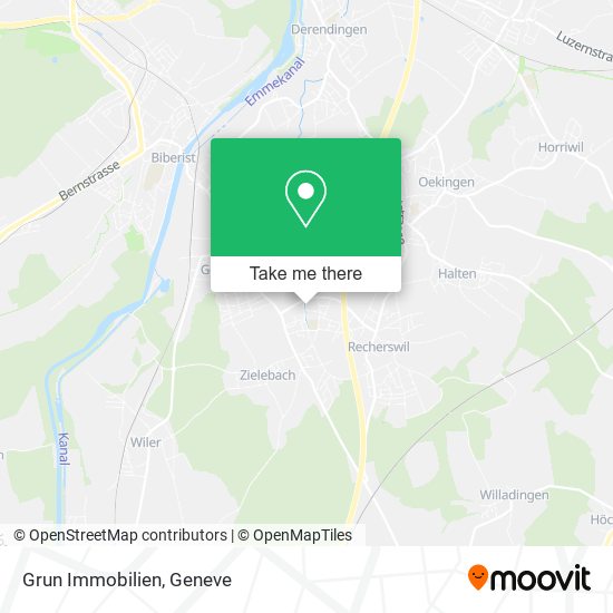 Grun Immobilien map