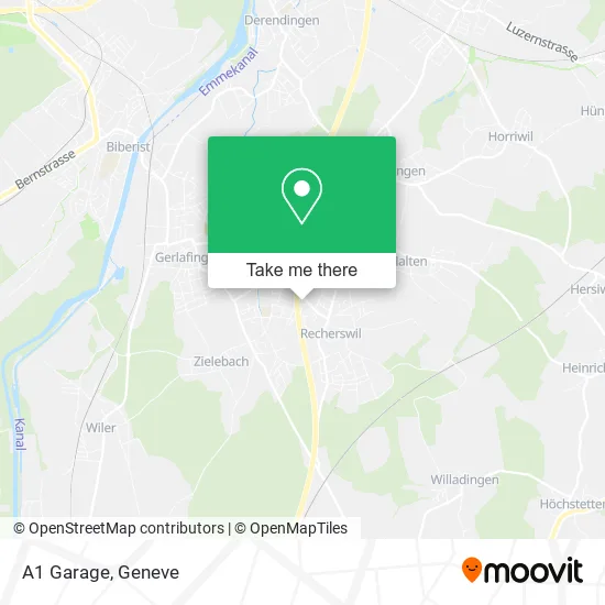 A1 Garage map