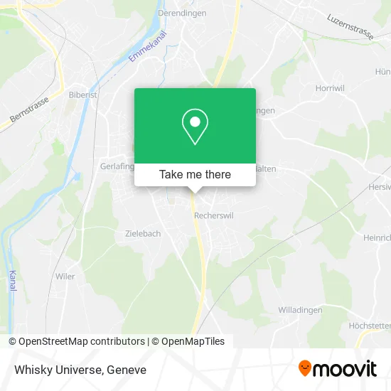 Whisky Universe map