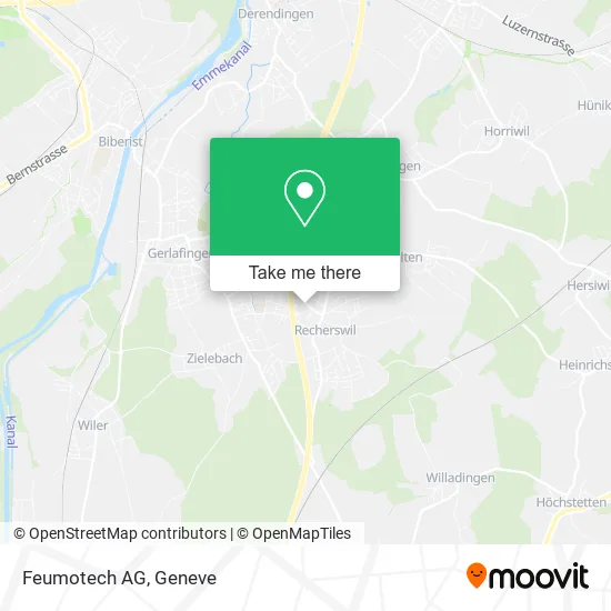 Feumotech AG map