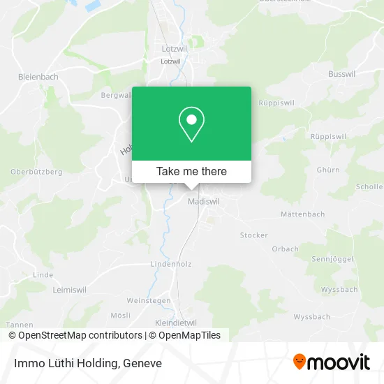 Immo Lüthi Holding map
