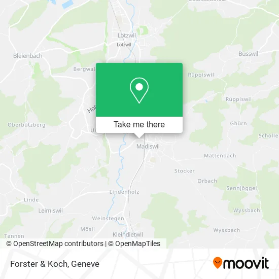 Forster & Koch map