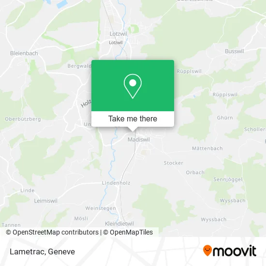 Lametrac map