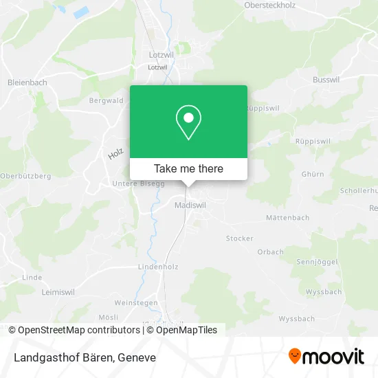 Landgasthof Bären map