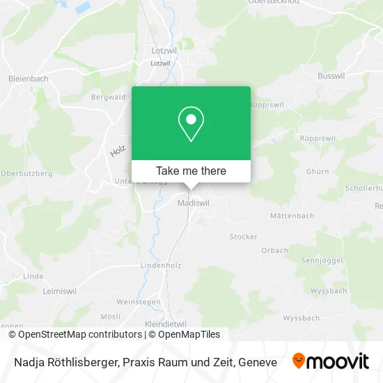 Nadja Röthlisberger, Praxis Raum und Zeit map