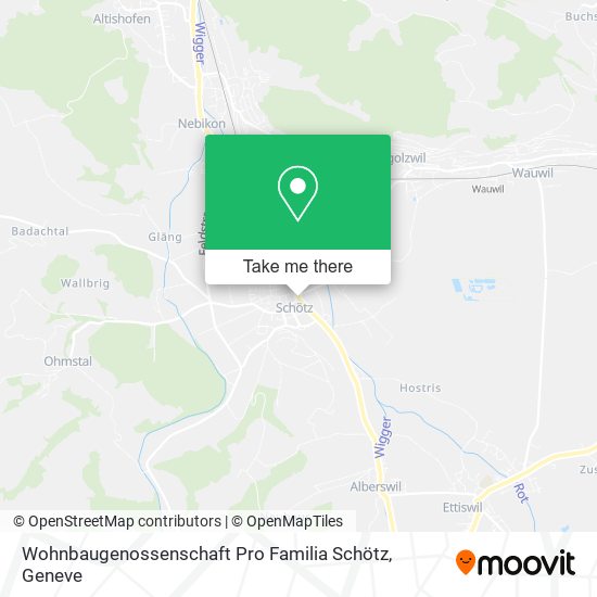 Wohnbaugenossenschaft Pro Familia Schötz map